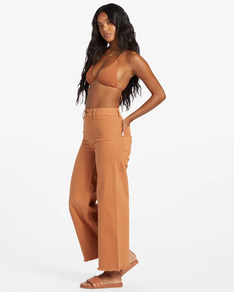 Billabong Free Fall High-Waist Pants - Toffee