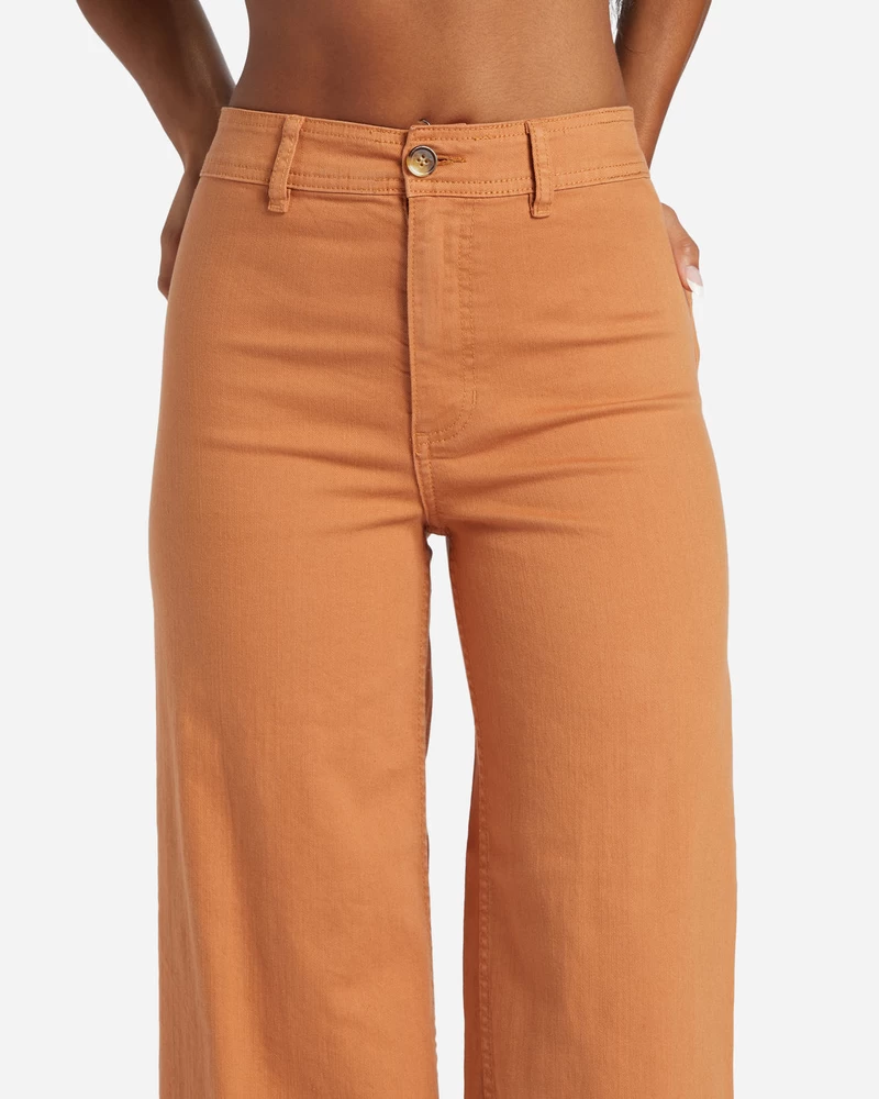Billabong Free Fall High-Waist Pants - Toffee