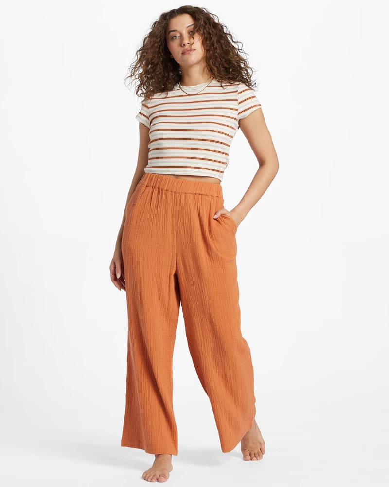 Billabong Follow Me Pant 2 Pantaloni - Caramello