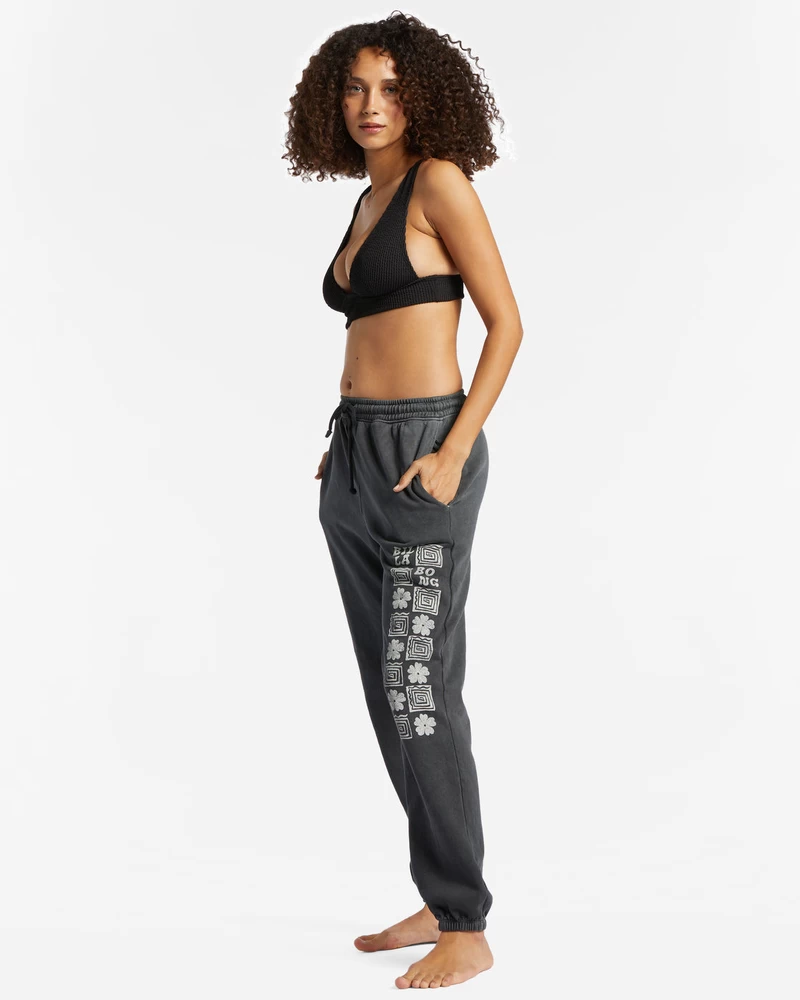 Billabong Mystic Surf Joggers - čierny Kamienok
