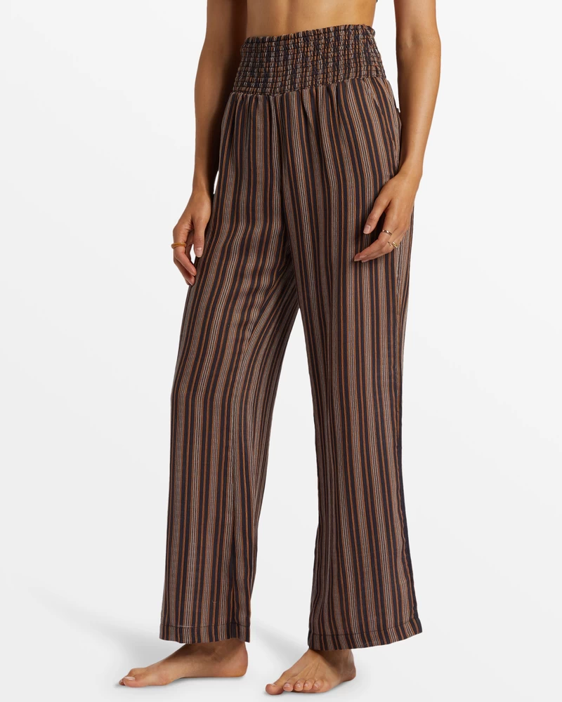 Billabong New Waves 2 Elastīgās Jostas Bikses - Melnas