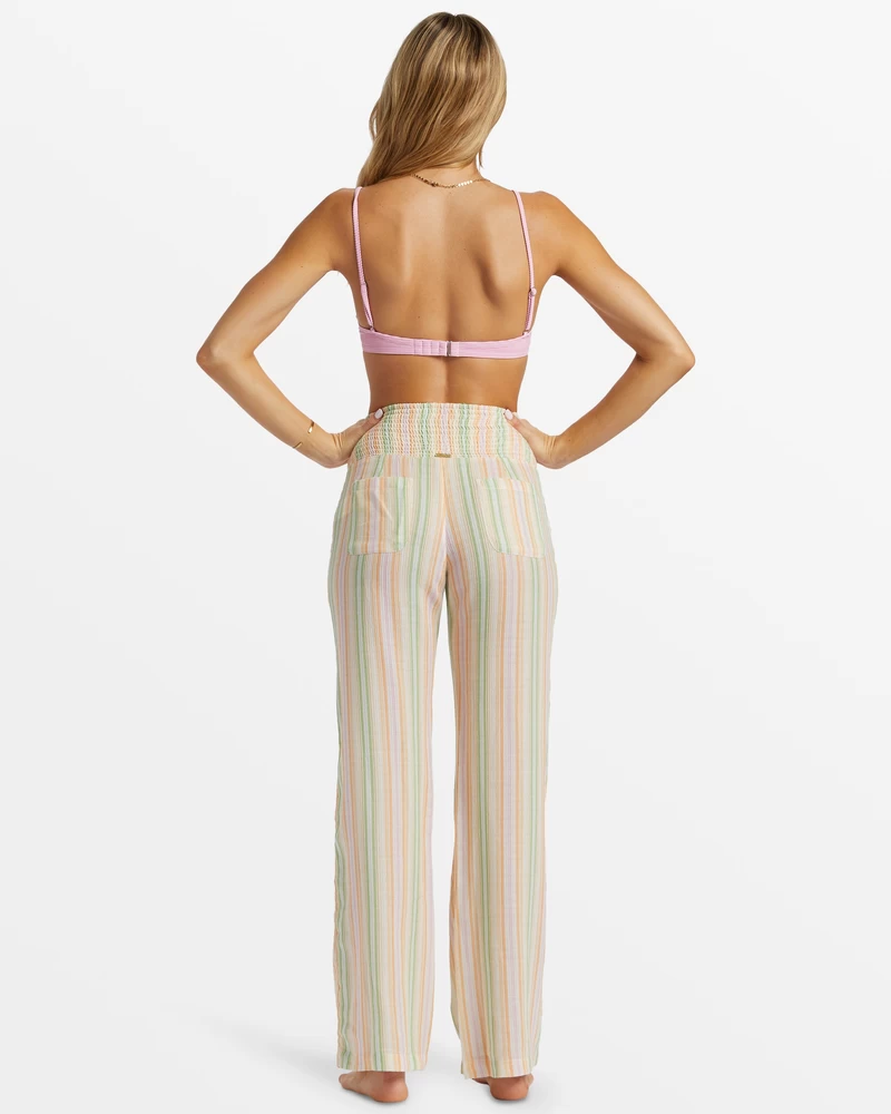 Billabong New Waves 2 Elastic Waist Pants - Sweet Pink