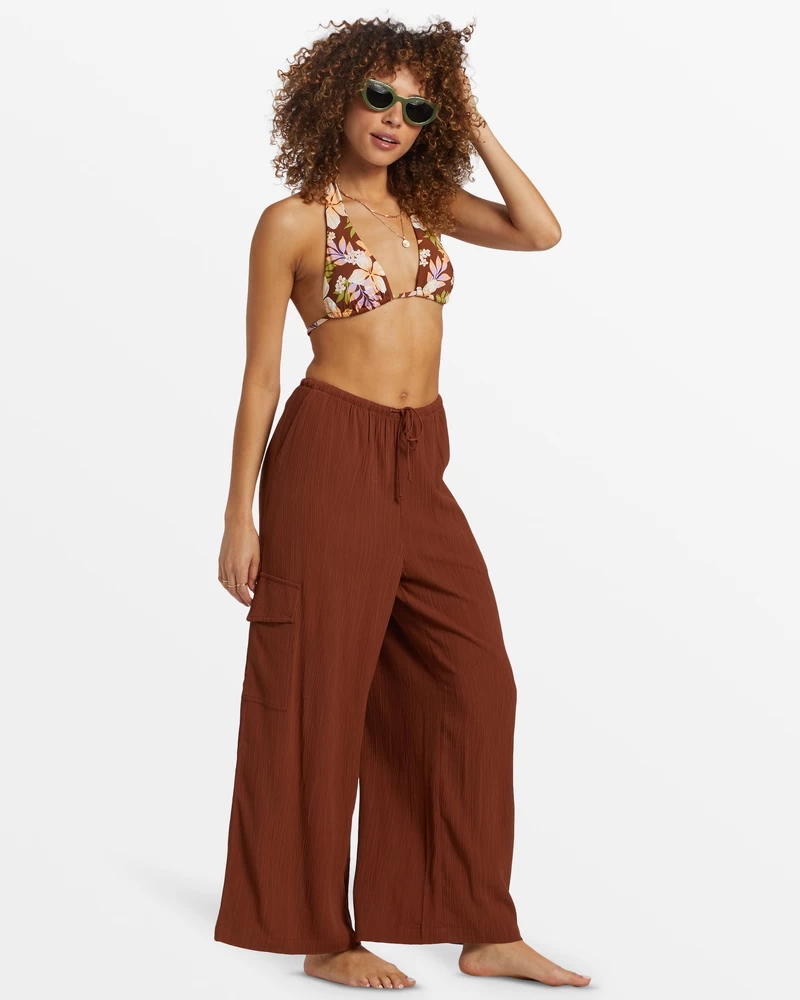 Billabong Beach Babe Cargo Housut - Paahdettua Kookosta