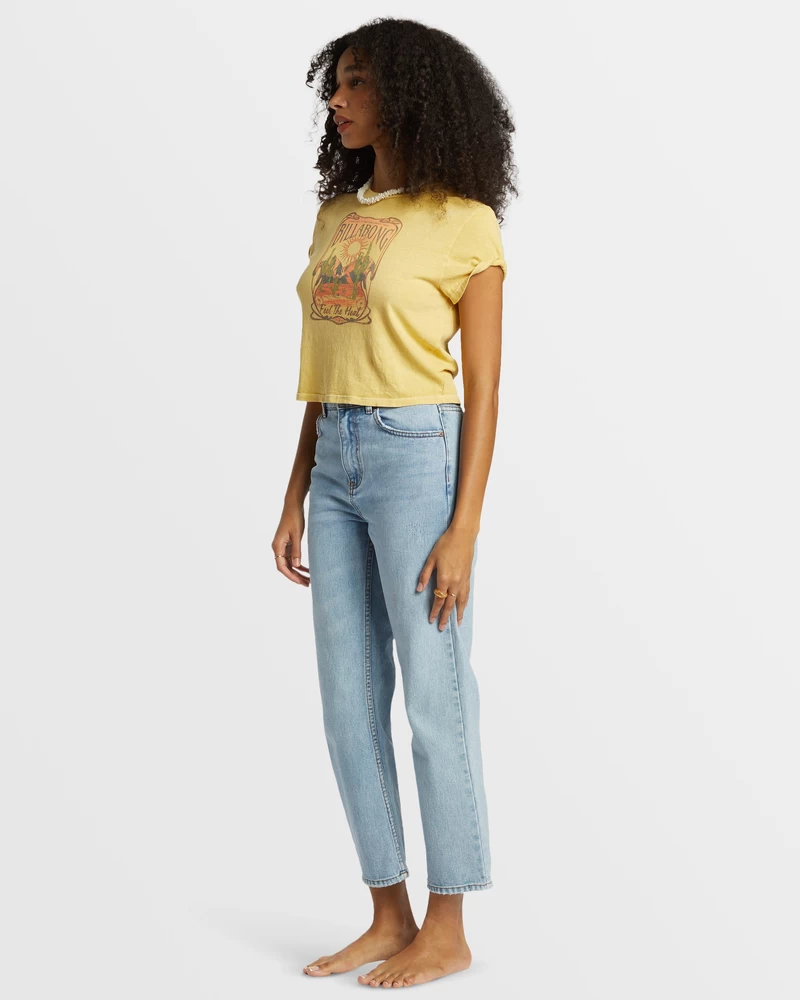 Billabong High Tides Džínsové Nohavice S Rovnými Nohavicami - Indigové Plákanie