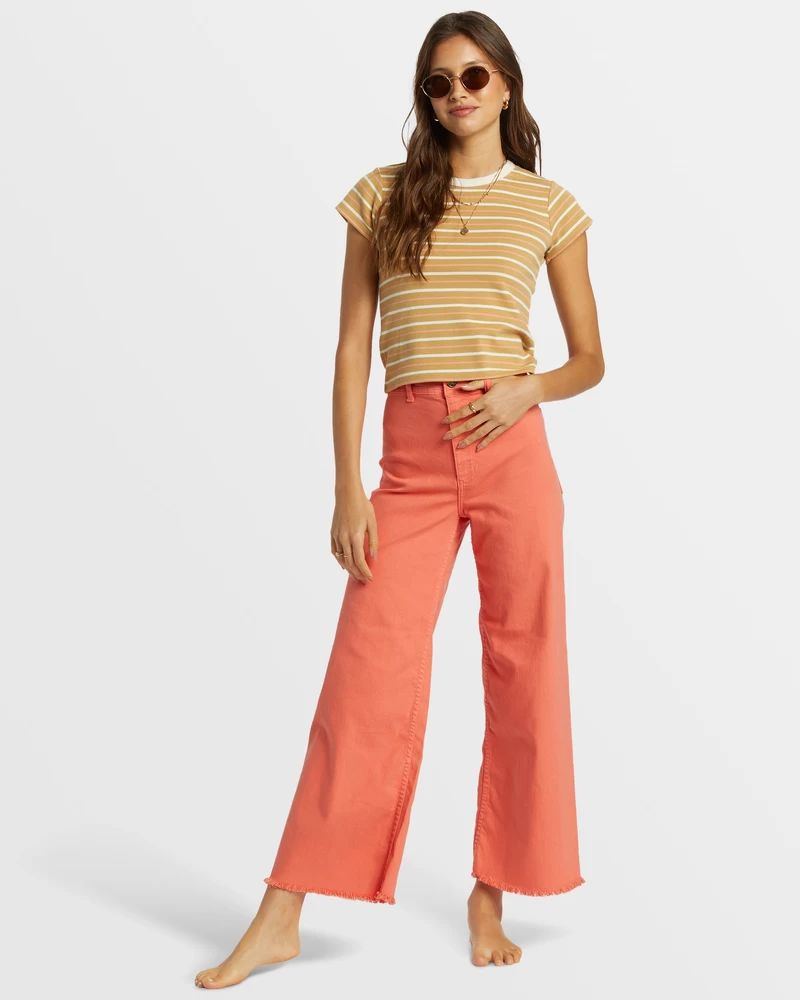 Billabong Free Fall High-Waist Pants - Papaya
