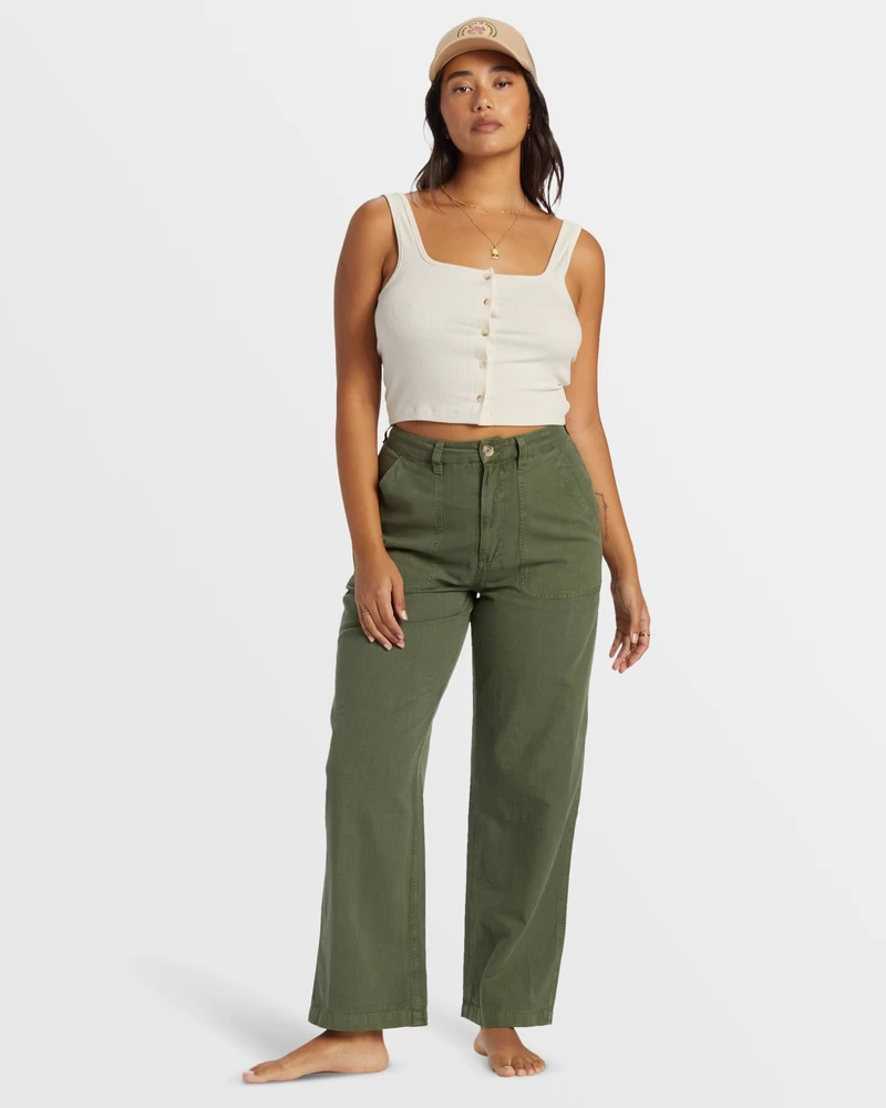 Billabong Stay Grounded Straight-Leg Pants - Treehugger