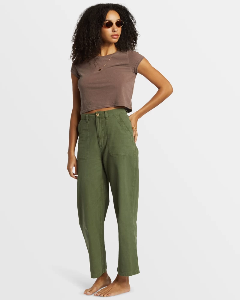 Billabong Stay Grounded Straight-Leg Pants - Treehugger