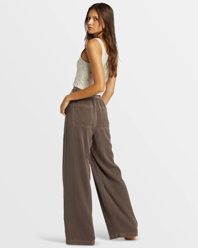 Billabong Free Time Relaxed Fit Pants - Kona
