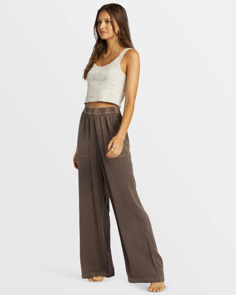 Billabong Free Time Relaxed Fit Pants - Kona
