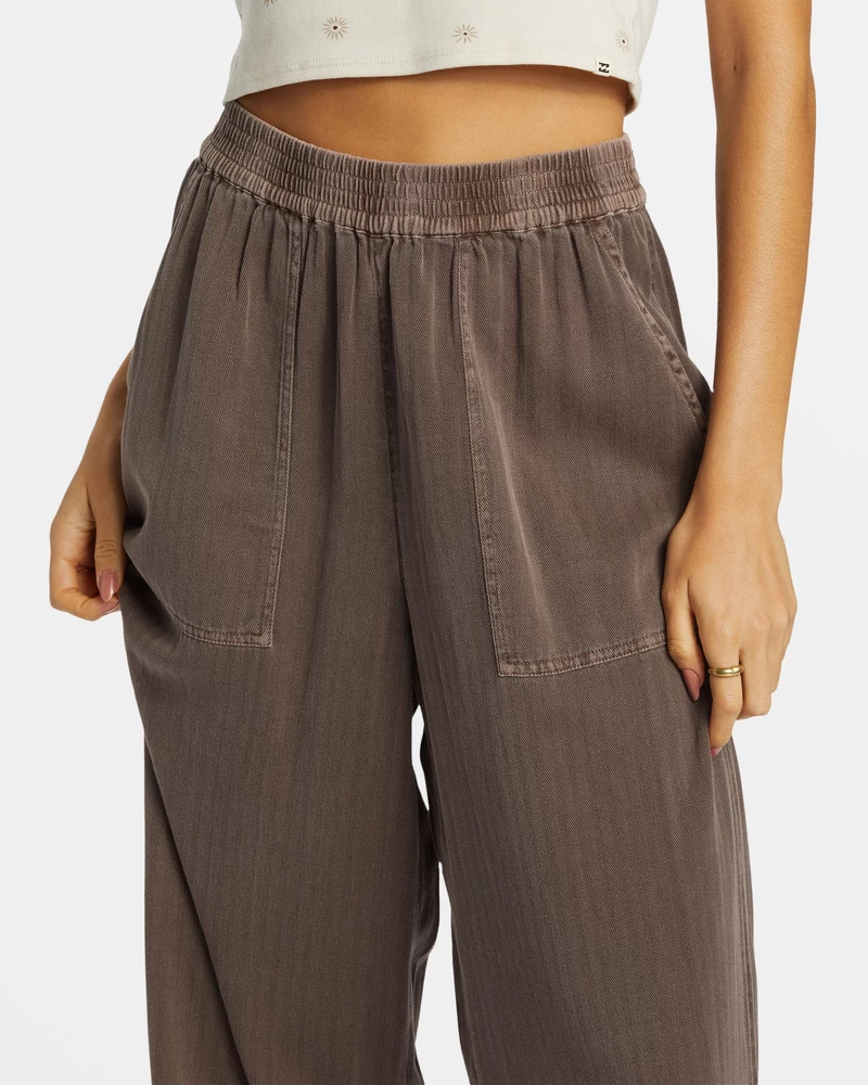 Billabong Free Time Relaxed Fit Pants - Kona