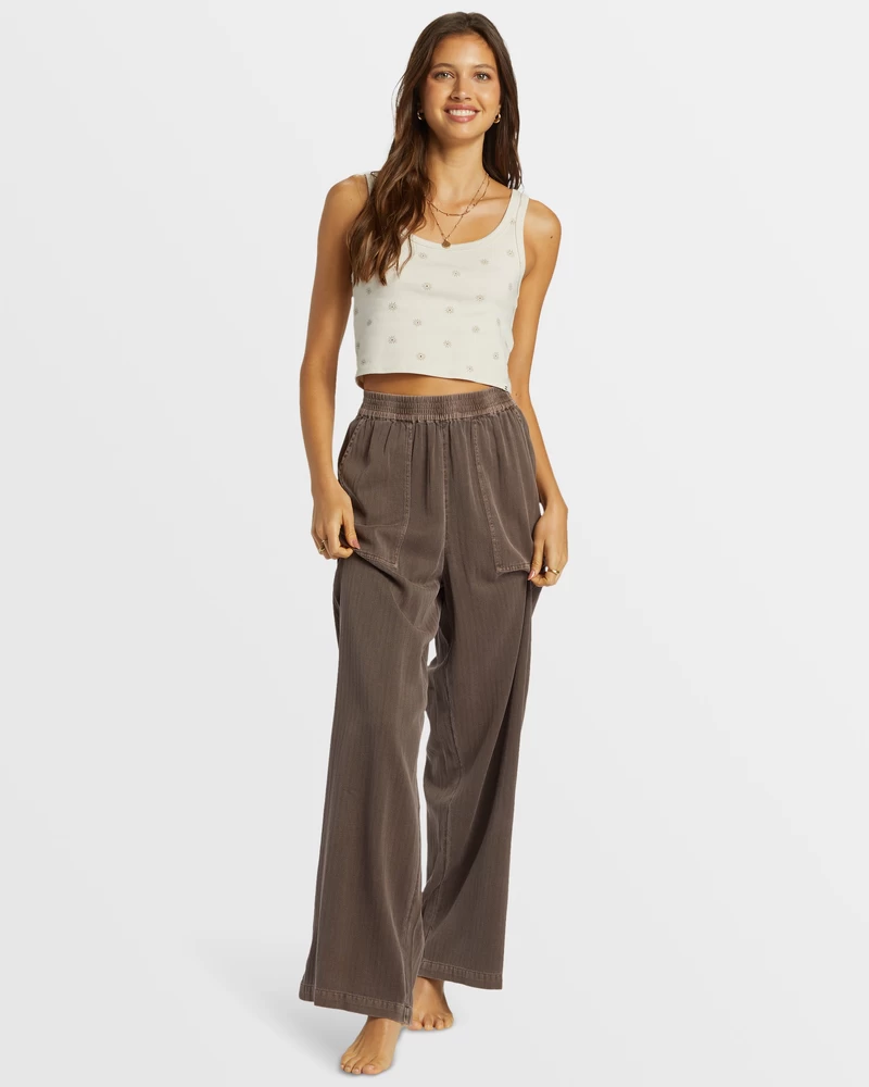 Billabong Free Time Relaxed Fit Pants - Kona