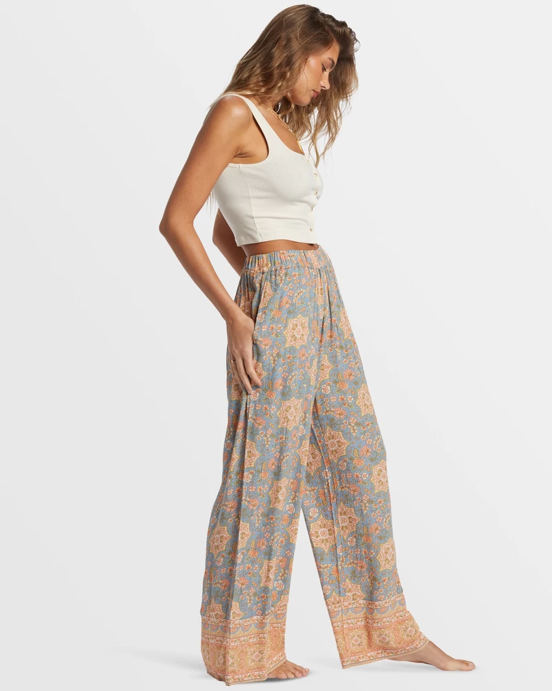 Billabong Follow Me 2 Elastic Waist Pants - Western Sky