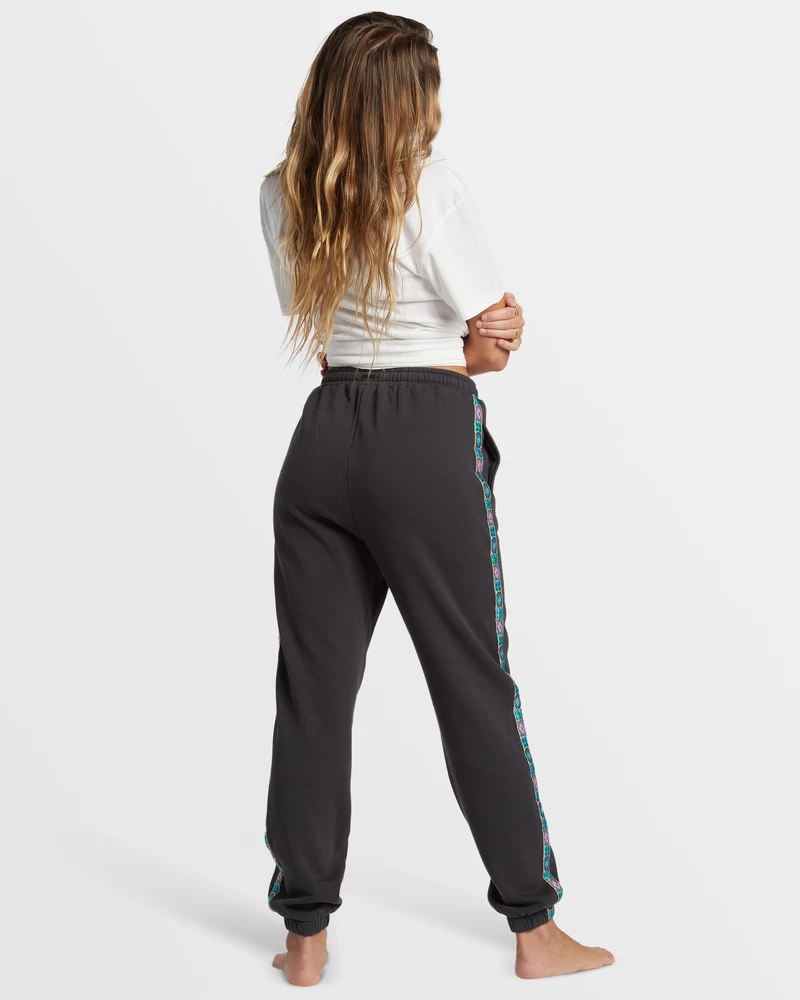 Billabong Swipe Right Elastic Waist Joggers - Black Sands