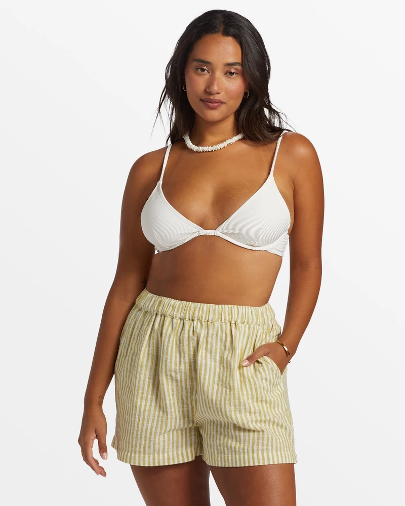 Billabong Sea Ya Elastic Waist Shorts - Moss Joy