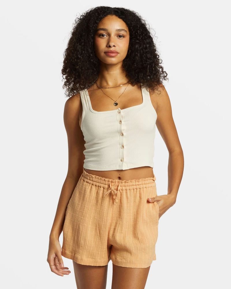 Billabong Sunset Elastic Waist Shorts - Baked Clay