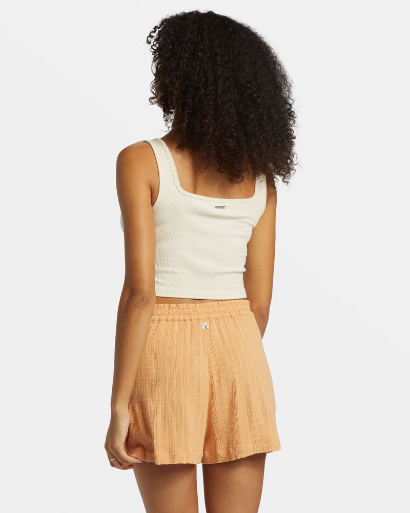 Billabong Sunset Elastic Waist Shorts - Baked Clay