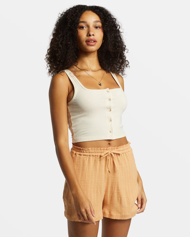 Billabong Sunset Elastic Waist Shorts - Baked Clay