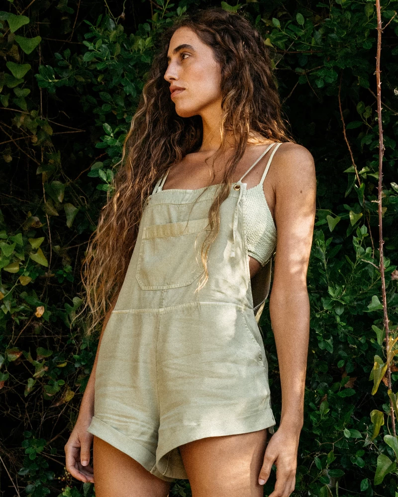 Billabong Wild Pursuit Romper - Avocado