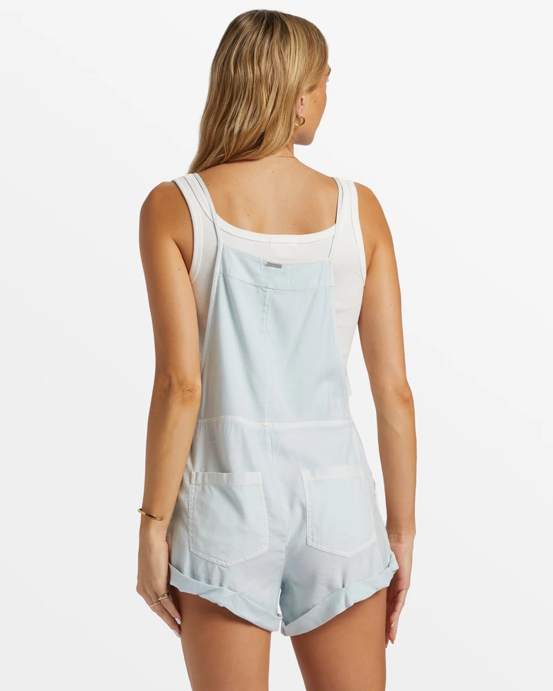 Billabong Wild Pursuit Romper - Light Chambray