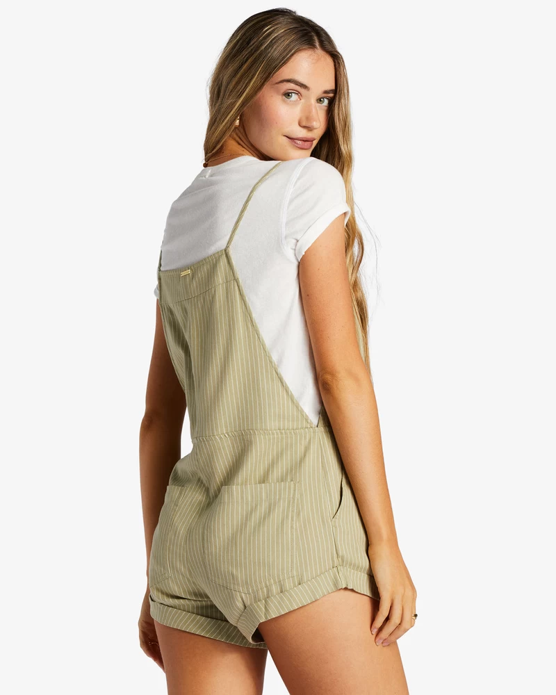 Billabong Wild Pursuit Romper - Avocado 2