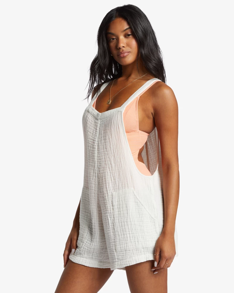 Billabong Beach Crush Romper - Salt Crystal