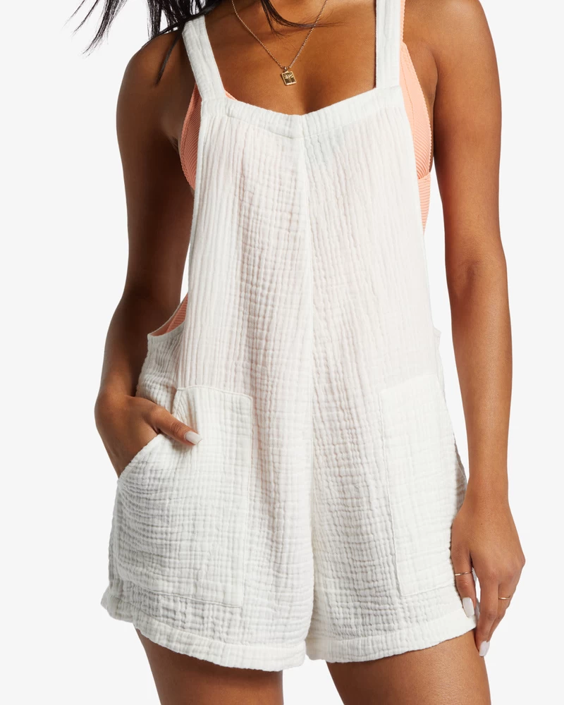Billabong Beach Crush Romper - Salt Crystal
