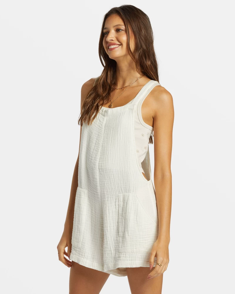 Billabong Beach Crush Romper - Salt Crystal