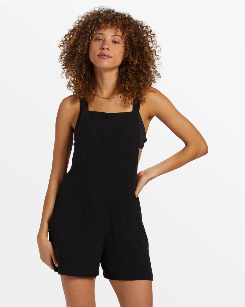 Billabong Beach Crush Romper - Black Sands
