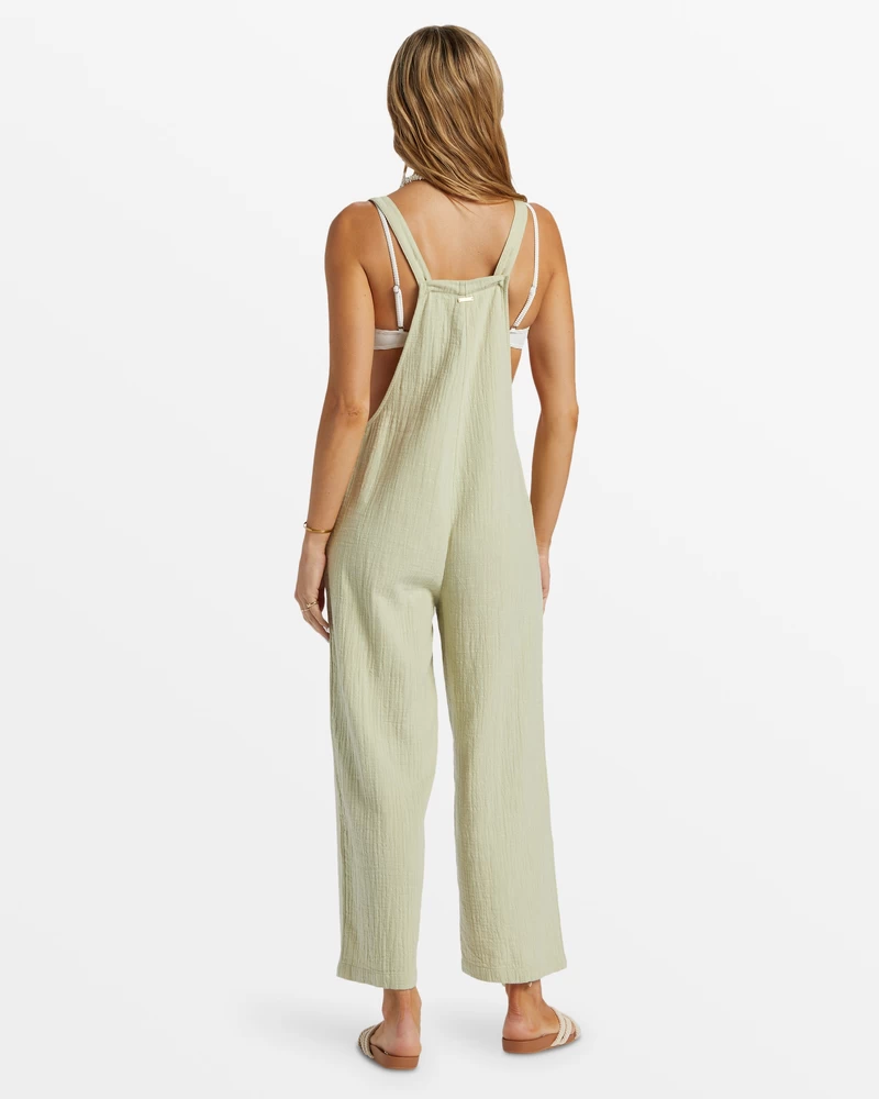 Billabong Pacific Time Jumpsuit - Kerge Avokaado