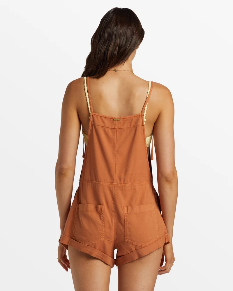 Billabong Villi Pursuit Romper - Toffee