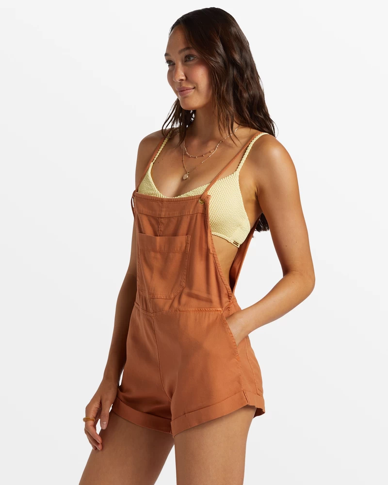 Billabong Villi Pursuit Romper - Toffee