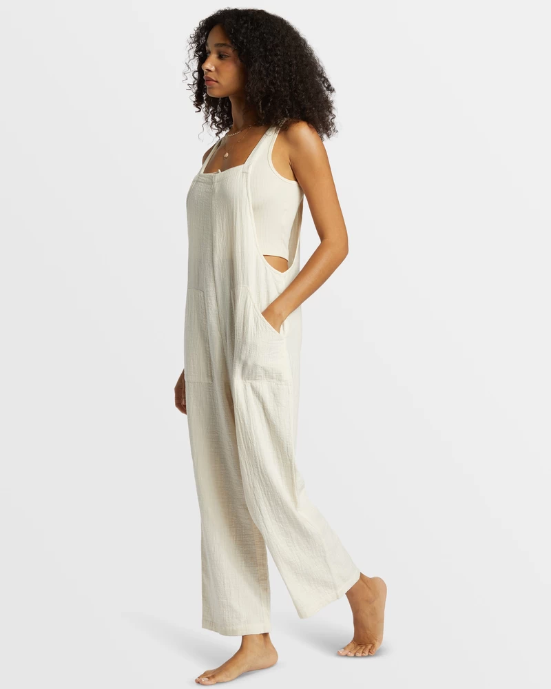 Billabong Pacific Time Jumpsuit - White Cap
