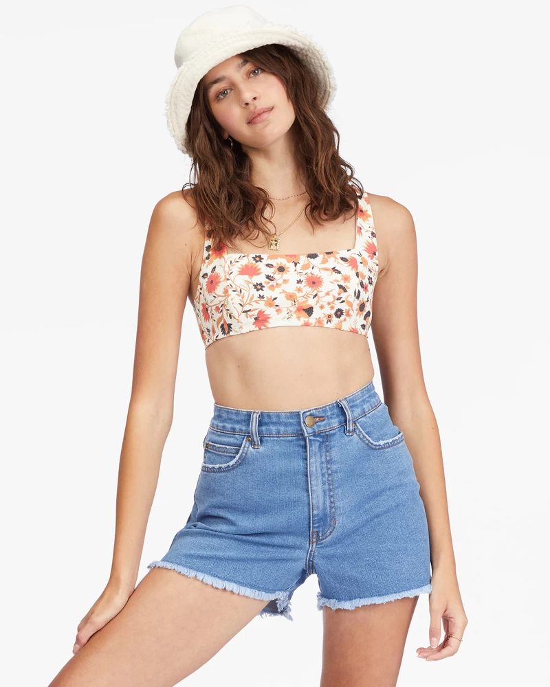 Billabong So Cheeky Denim Shorts - Costa Blue