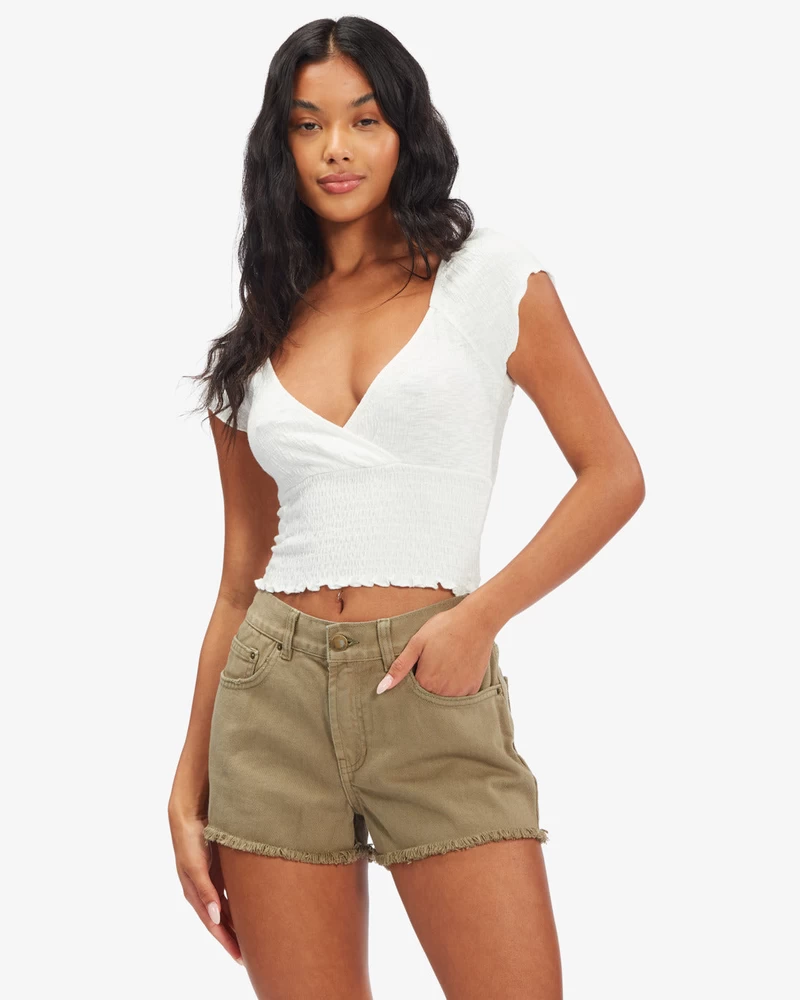 Billabong Cruisin Along Denim Shorts - Sage