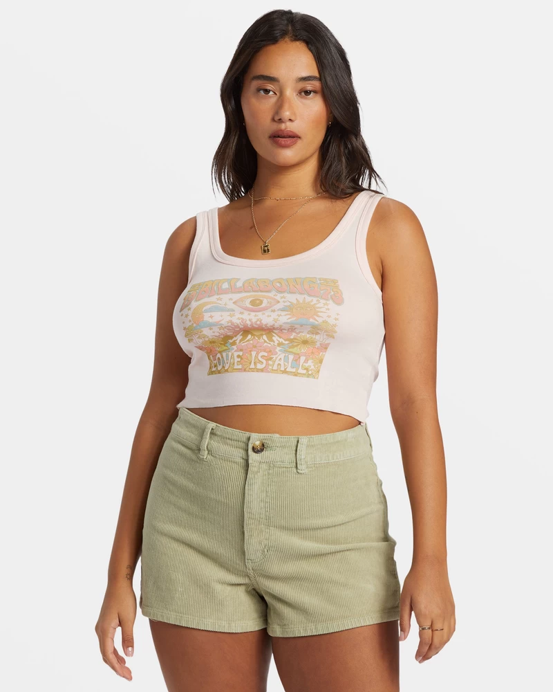 Billabong Laisvo Kritimo Velveto šortai - Avokadas