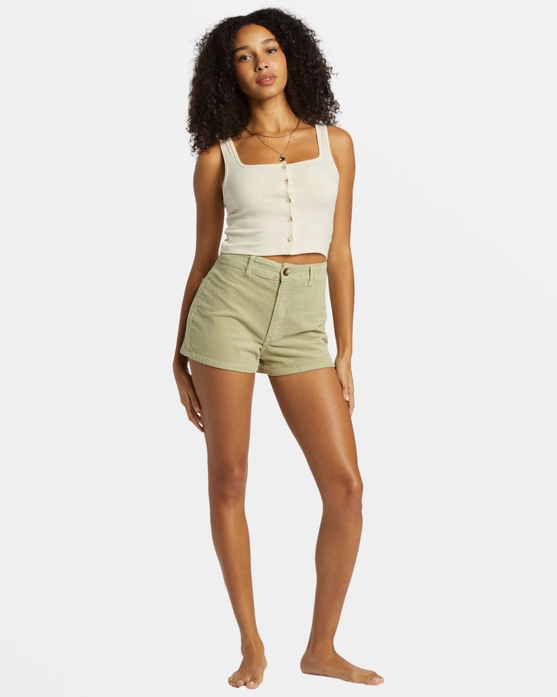 Billabong Laisvo Kritimo Velveto šortai - Avokadas