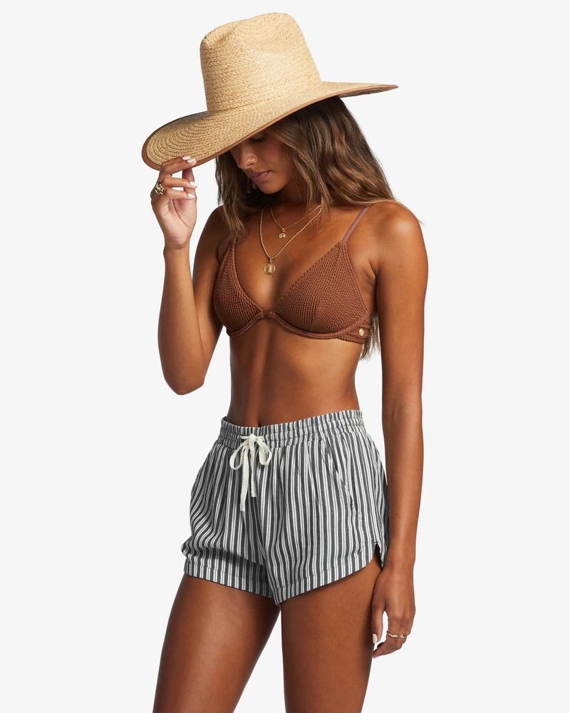 Billabong Road Trippin Elastic Waist Shorts - Black Sands