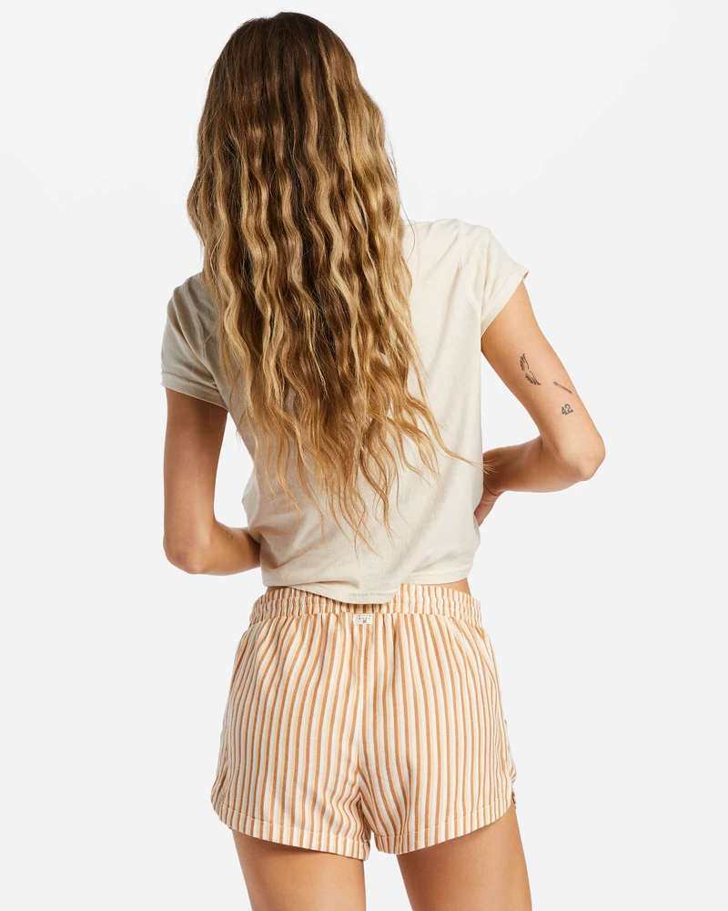 Billabong Road Trippin Elastic Waist Shorts - So Tan