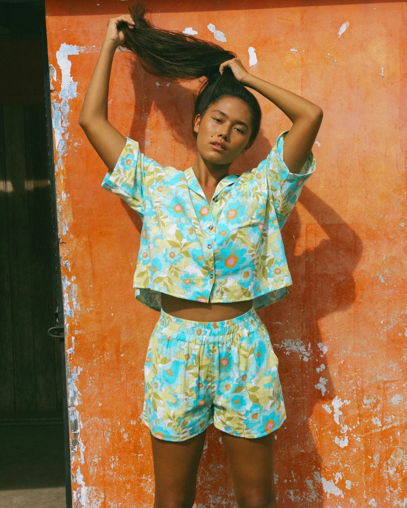 Billabong Love To Lounge Short Met Elastische Taille - Oceaanogen