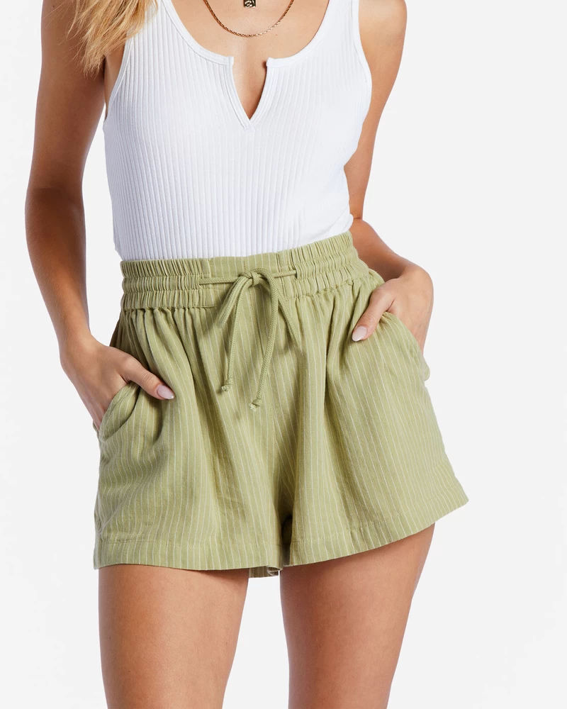 Billabong Day Tripper Elastic Shorts - Avocado 1