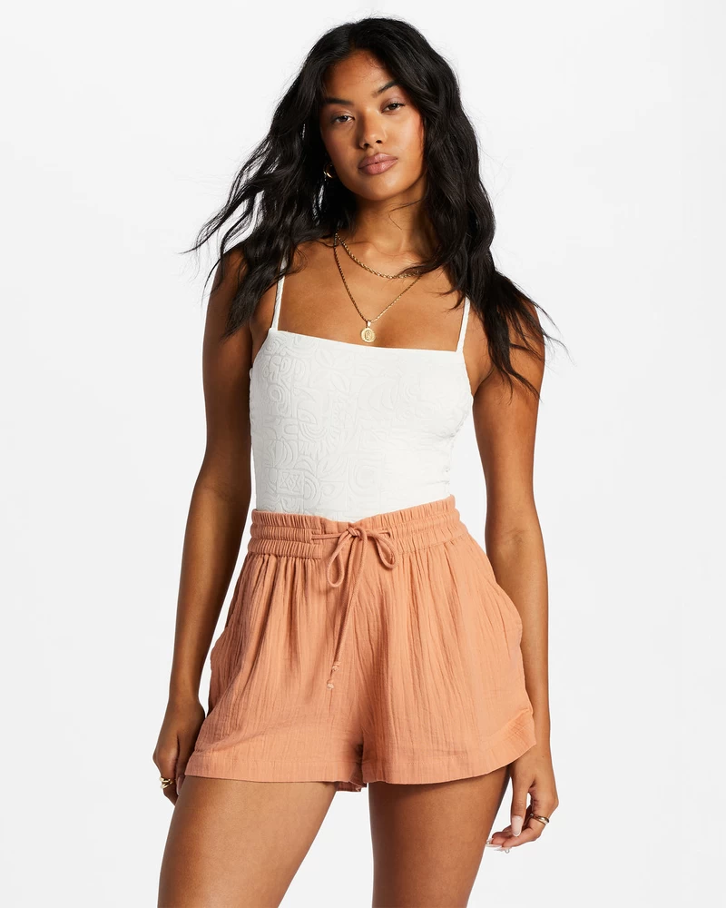 Billabong Day Tripper Elastic Shorts - Rose Dawn