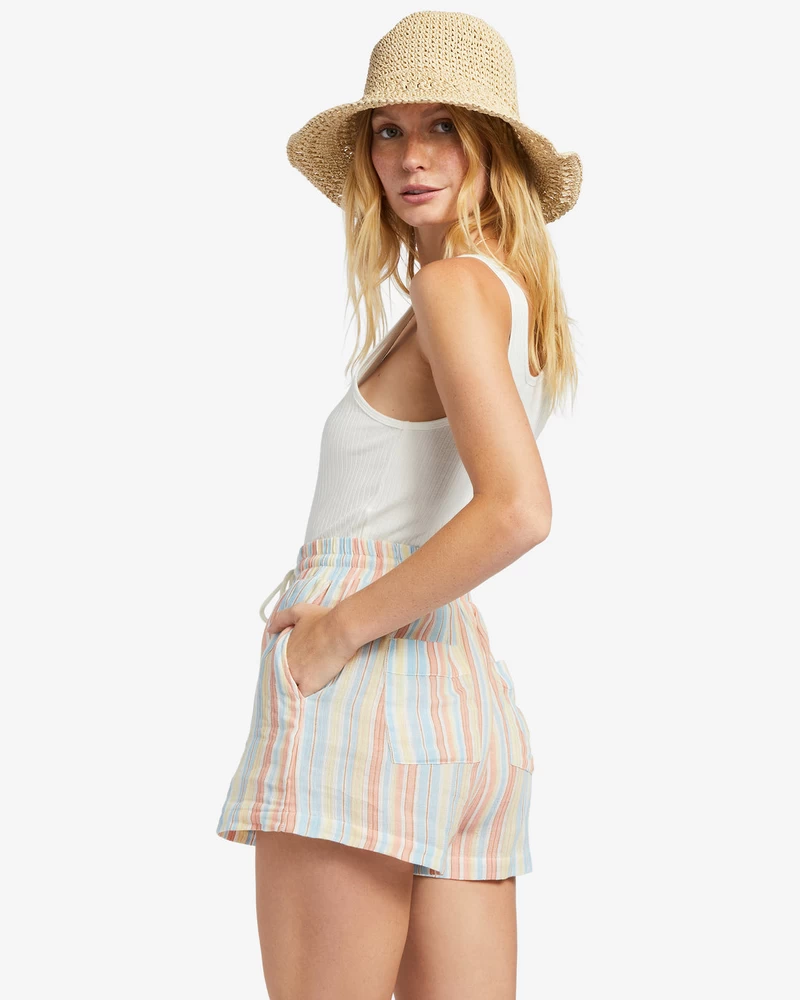 Shorts Elásticos Billabong Day Tripper - Cristal De Sal 6