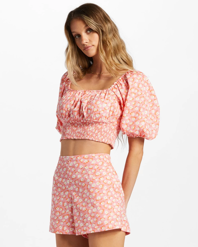 Billabong Only You Elastsed Vöökohaga Lühikesed Püksid - Flamingo