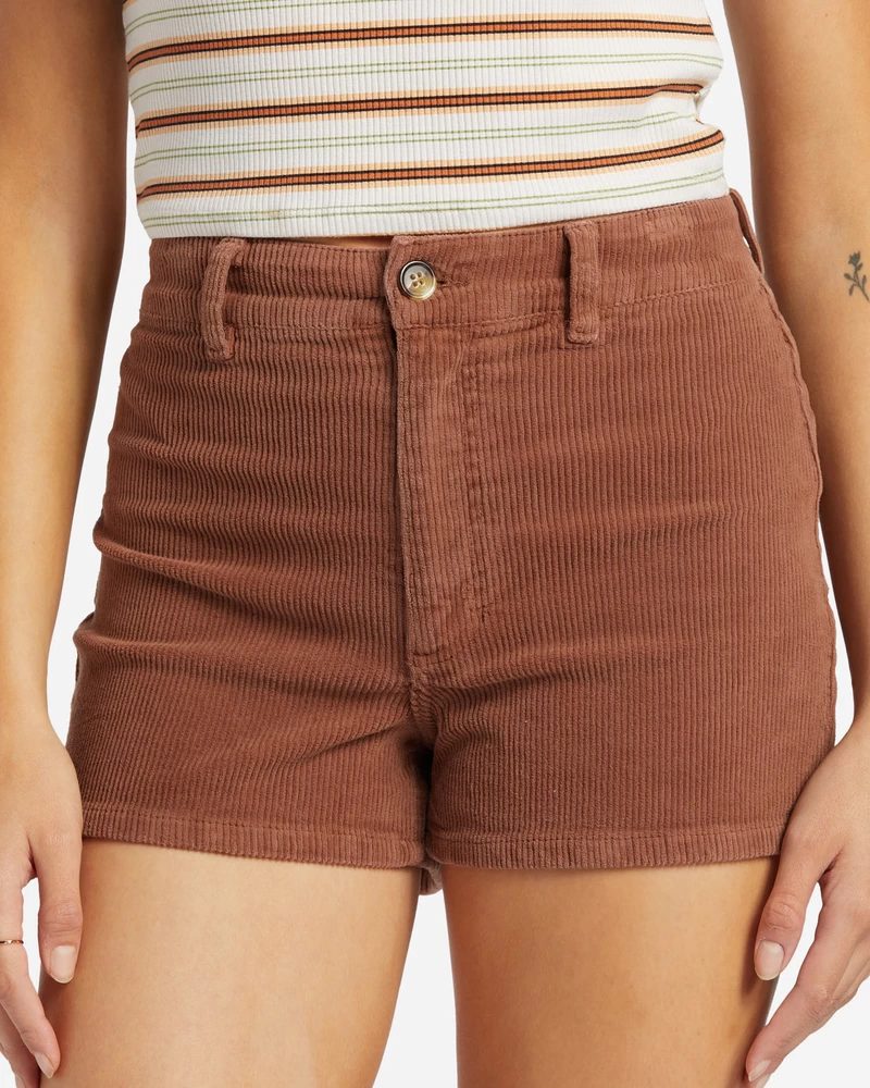 Billabong Free Fall Corduroy Shorts - Toasted Coconut