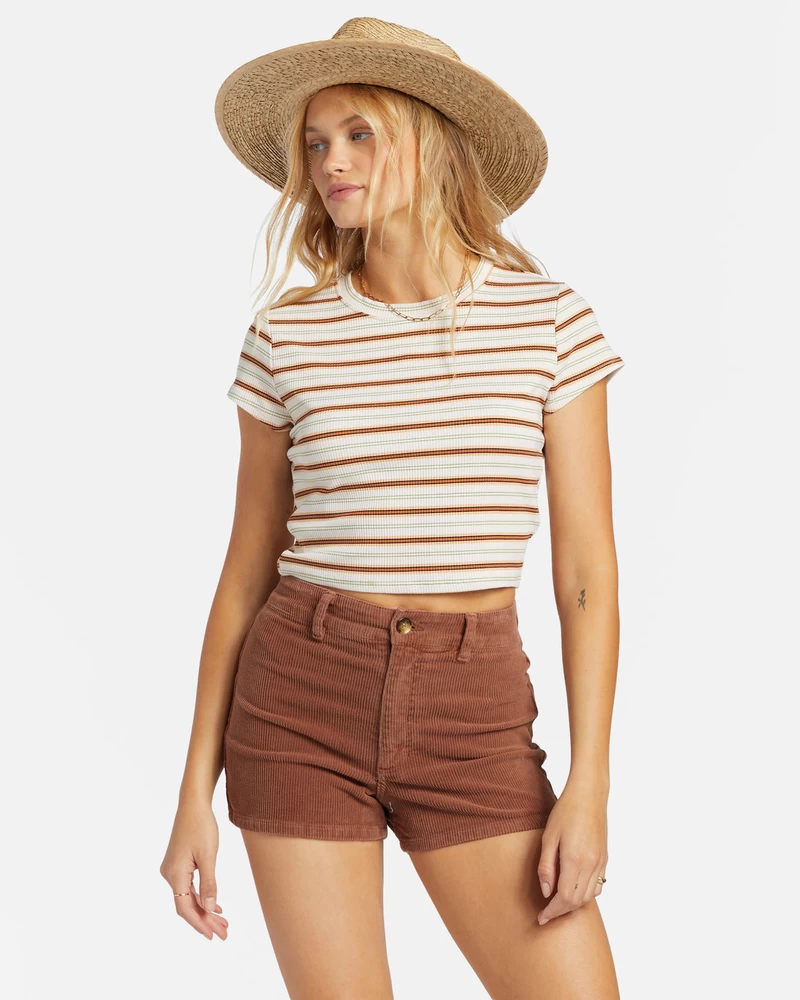 Billabong Free Fall Corduroy Shorts - Toasted Coconut