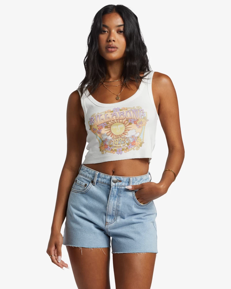 Billabong High Tides Short Denim Shorts - Soft Indigo