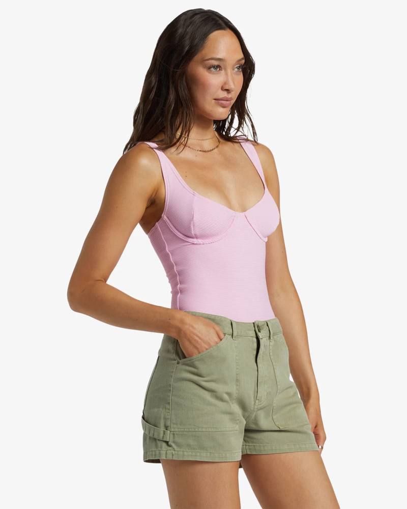 Billabong Leia Denim Shorts - Army