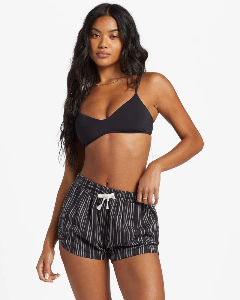 Billabong Road Trippin Elastic Waist Shorts - Black Multi 2