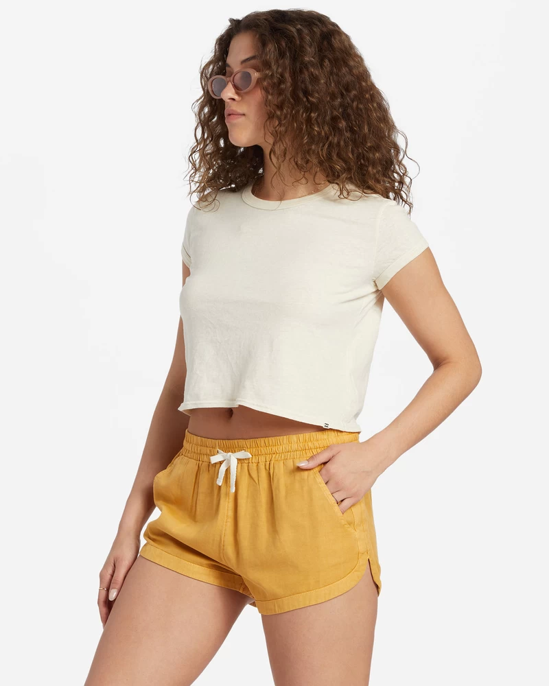 Billabong Road Trippin Elastic Waist Shorts - Wild Honey