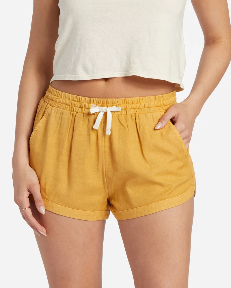 Billabong Road Trippin Elastic Waist Shorts - Wild Honey